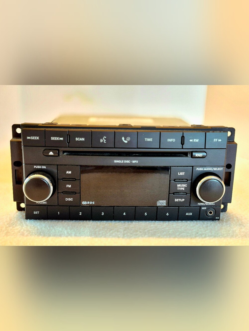 Chrysler, Dodge and Jeep AM/FM CD Radio OEM Single Disc Stereo Part# P05064411AF